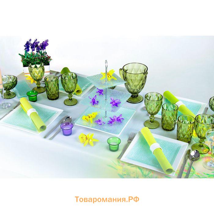 Креманка Magistro «Круиз», 350 мл, d=12 см, стекло, розовая