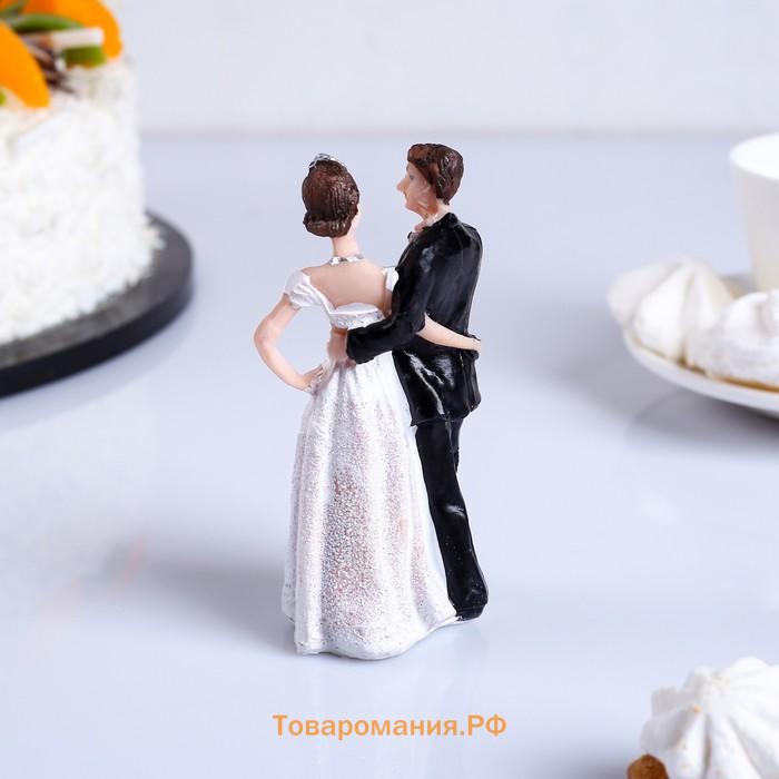 Фигурка на торт «Молодожёны», 12 см, МИКС