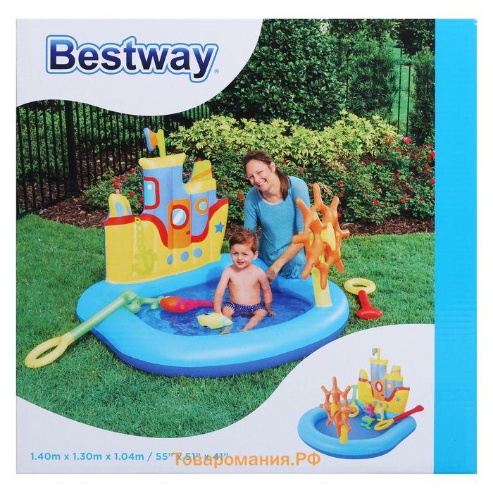 Игровой центр Bestway «Кораблик», 140×130×104 см, от 2 лет, 52211