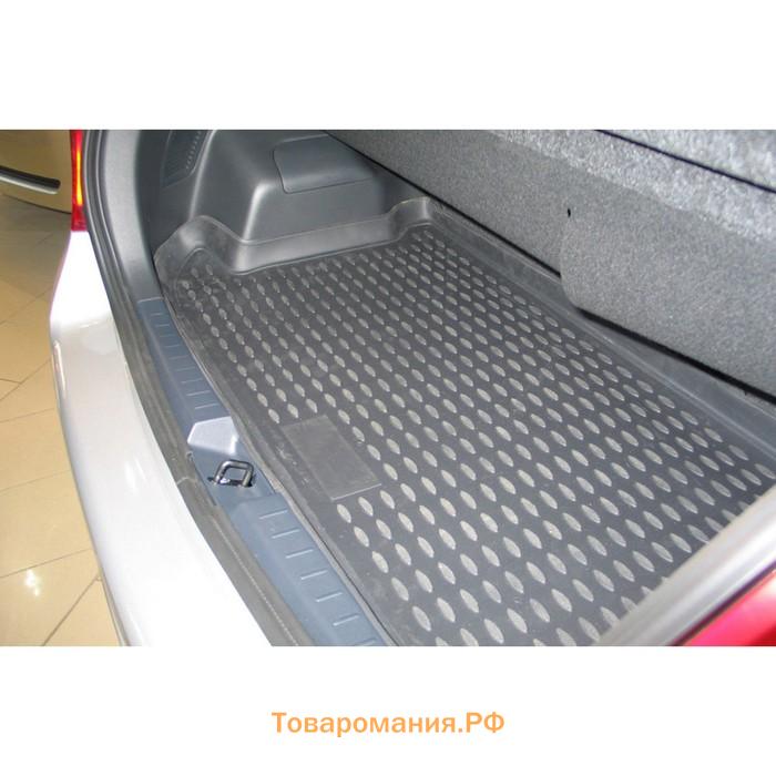 Коврик в багажник TOYOTA Yaris 01/2006-2016, х.б. (полиуретан)