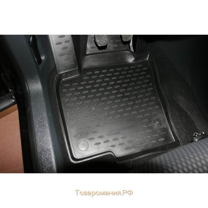 Коврики 3D в салон VW Tiguan 10/2007-2016, 4 шт. (полиуретан)