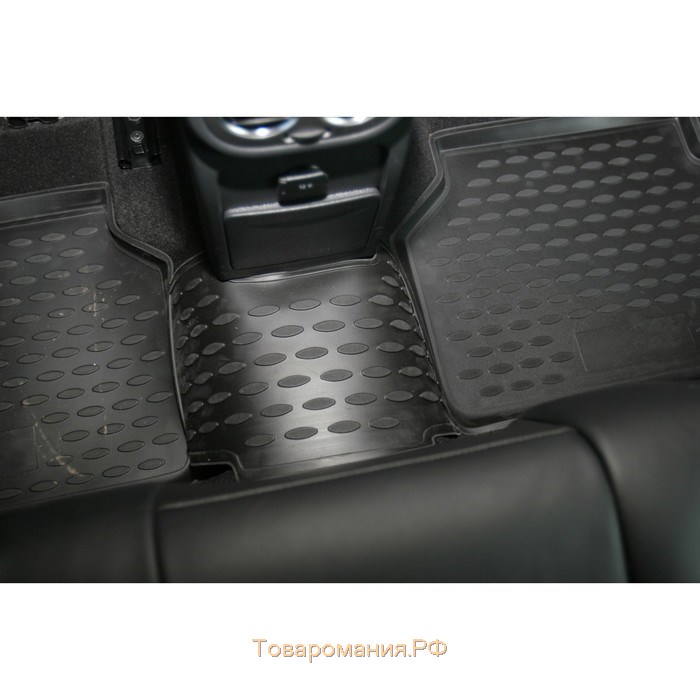 Коврики 3D в салон VW Tiguan 10/2007-2016, 4 шт. (полиуретан)