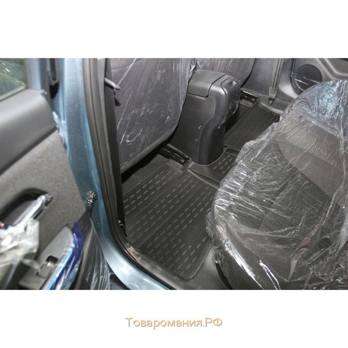 Коврики в салон KIA Rio, 2011-2014, 2014-2016, 4 шт. (полиуретан)