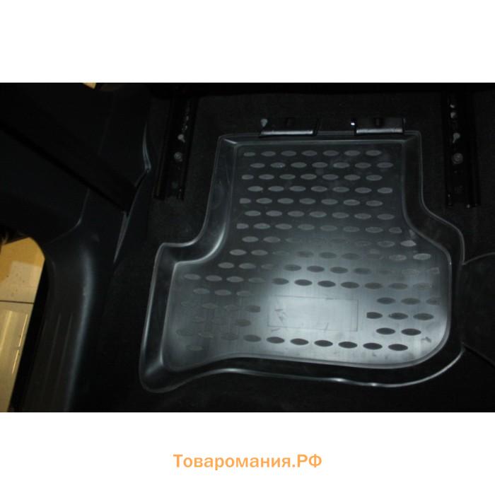 Коврики в салон SEAT Leon 10/2007-2016, 4 шт. (полиуретан)