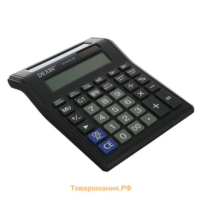 Калькулятор настольный, 12-разрядный, CT-8122-99, двойной циферблат