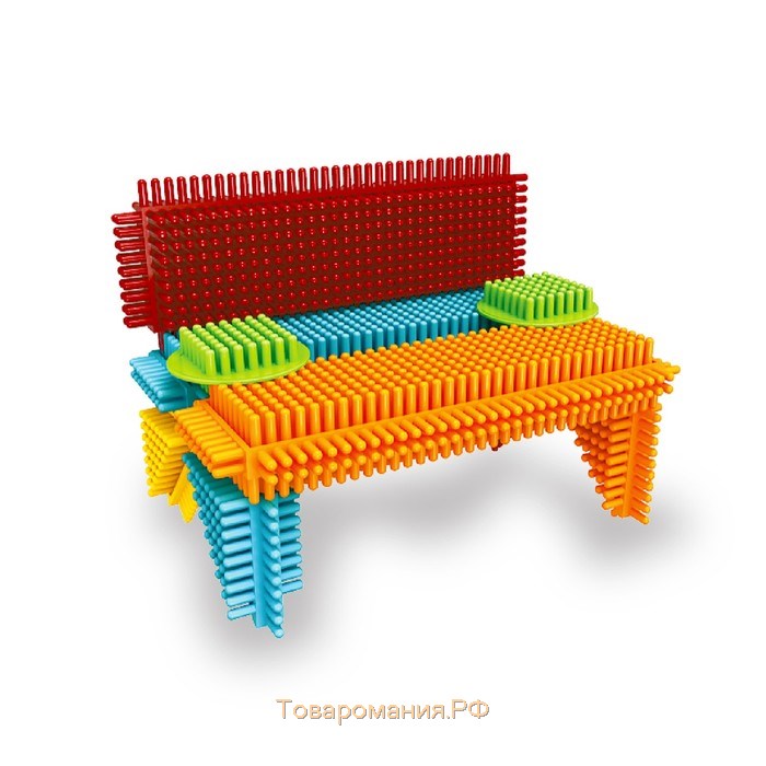 Конструктор игольчатый BRISTLES, 90 деталей