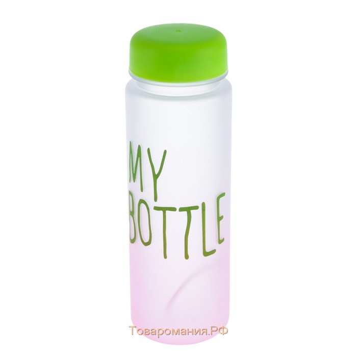 Бутылка для воды My bottle 500 мл, 19.5 х 6 см, микс