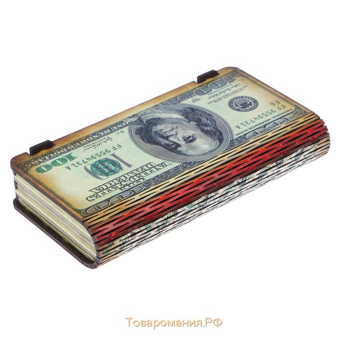 Купюрница "Доллар", 18×10×3 см