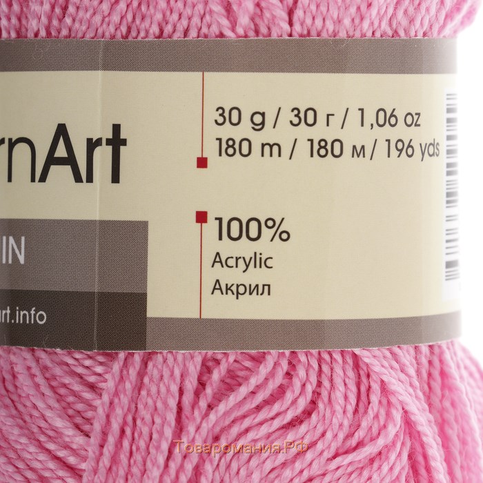 Пряжа "Etamin" 100% акрил 180м/30гр (436 розовый)