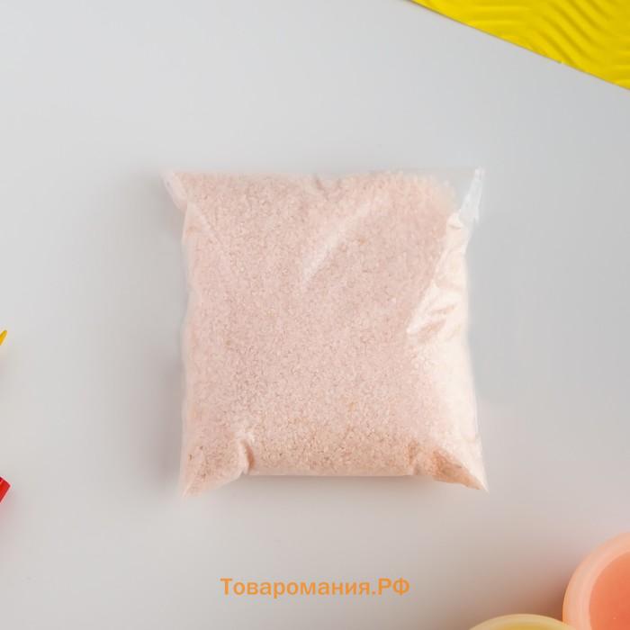 Песок цветной в пакете "Нежно-розовый" 100±10 гр