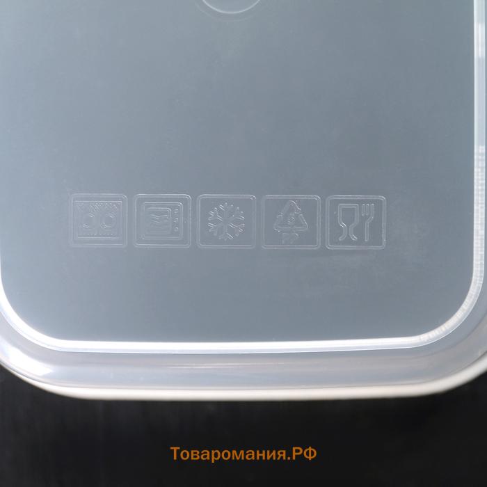 Набор контейнеров для еды «Полянка», пластик, 3 шт.: 150 мл, 300 мл, 500 мл, МИКС