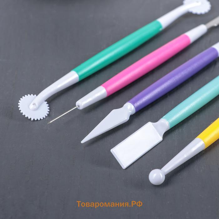 Набор для моделирования кондитерских украшений , 5 шт., 17 см
