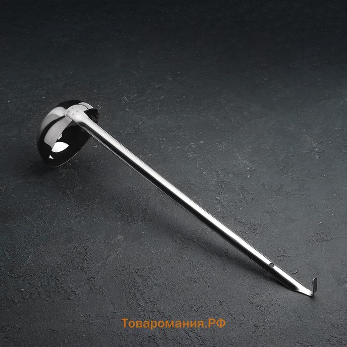 Половник, 240 мл, h=43 см, нержавеющая сталь, серебристый