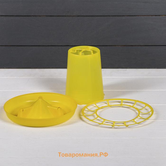 Кормушка для домашней птицы на 1.5 кг, пластик, Greengo