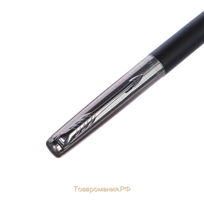 Ручка перьевая Parker Jotter Core F63 Bond Street Black CT M, корпус из нержавеющей стали