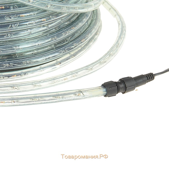 Световой шнур Lighting 13 мм, IP65, 100 м, 36 LED/м, 220 В, 3W, чейзинг, свечение красное