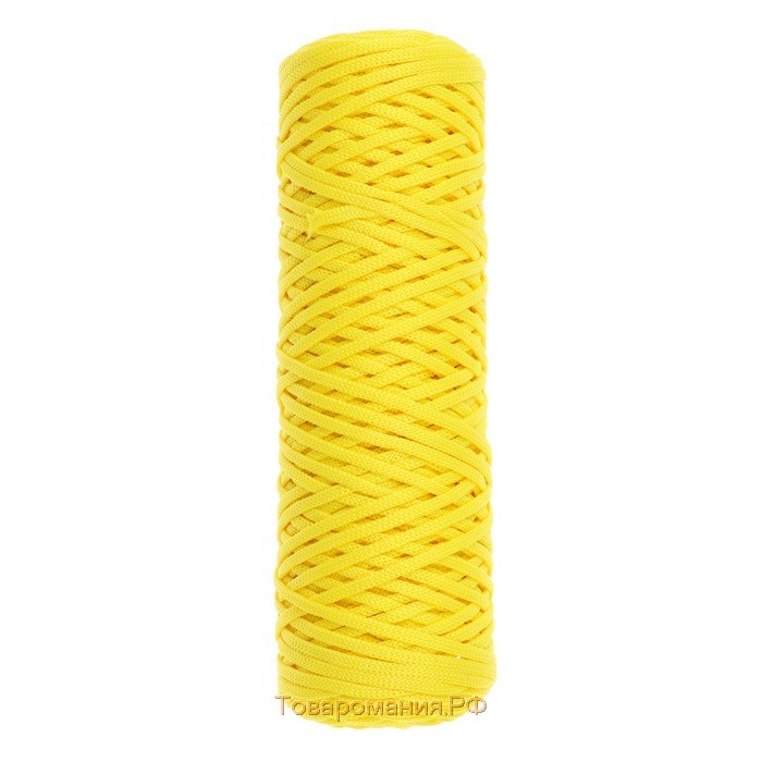 Шнур для вязания "Классика" 100% полиэфир 3мм 100м  (110 лимонный)