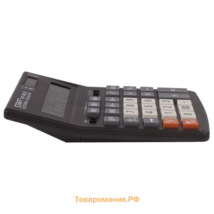 Калькулятор настольный 12 разрядов STAFF PLUS STF-333, двойное питание