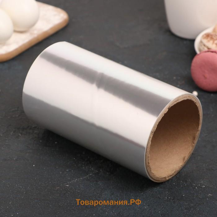 Лента ацетатная для обтяжки тортов , 40 мкр, 150 мм×10 м, прозрачная