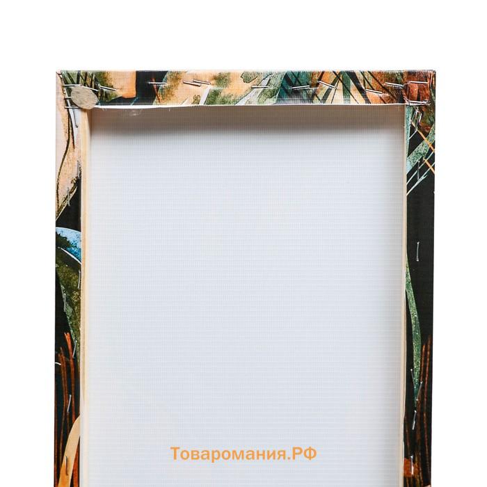 Картина модульная на подрамнике "Цветы" 130х80 см (2-26х52; 2-26х66; 1-26х80см)