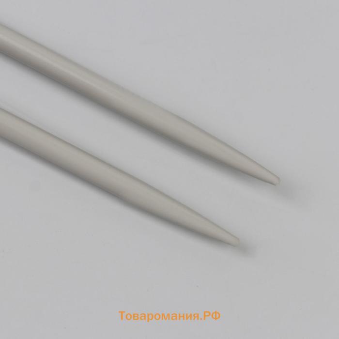 Спицы круговые, для вязания, с тефлоновым покрытием, с металлическим тросом, d = 4 мм, 14/80 см