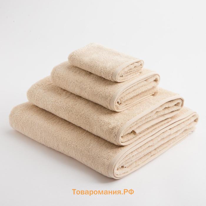 Полотенце махровое  Organic Beige 70х130 см, 100% хлопок, 420гр/м2