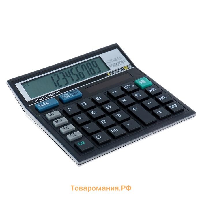 Калькулятор настольный, 12-разрядный, CT-512