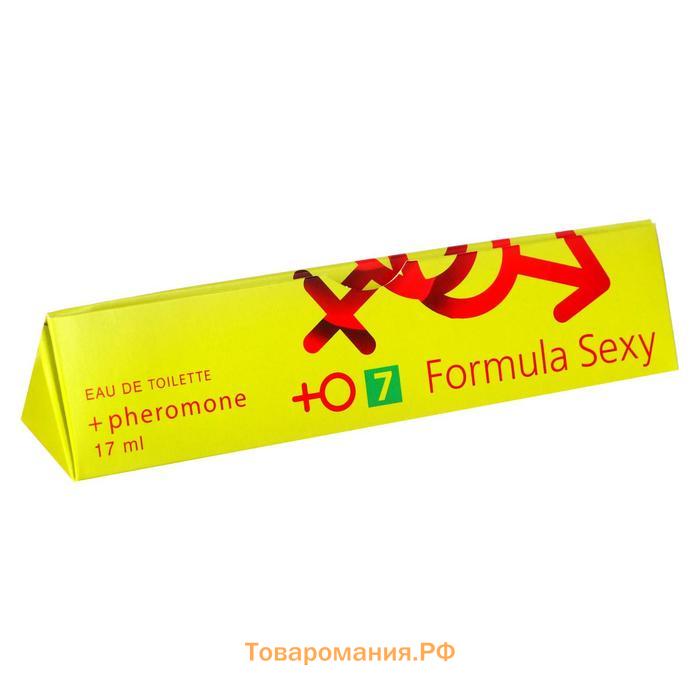 Туалетная вода женская с феромонами Formula Sexy №7, 17 мл (по мотивам L'interdit (Givenchy)