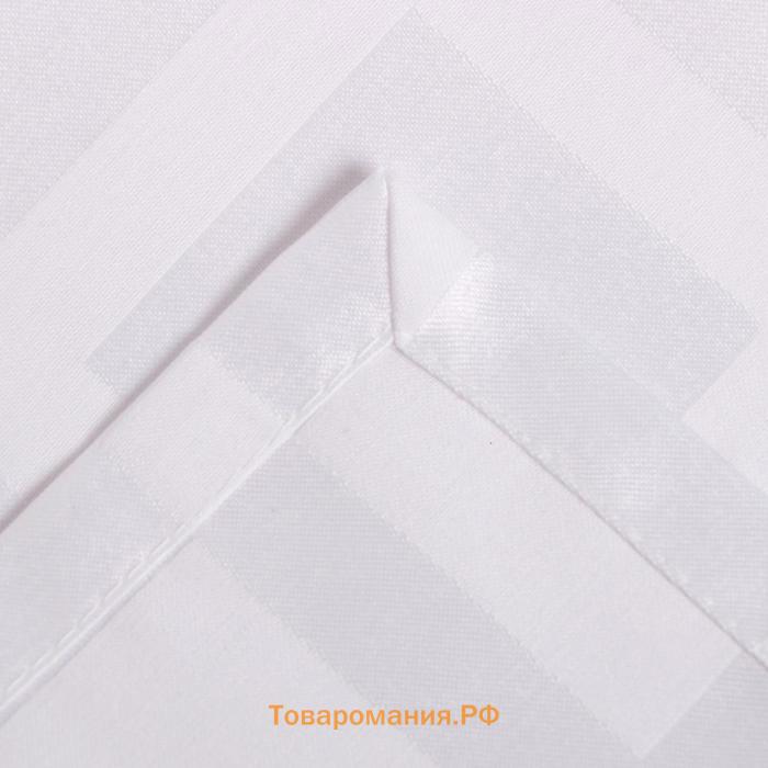 Скатерть  Geometry 150*250 +/-3см, цв.белый, пл. 192 г/м2, хл с ВГМО