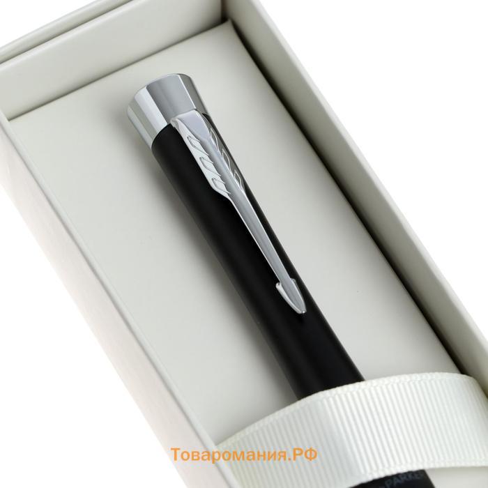 Ручка шариковая Parker Urban Core K314 Muted Black CT М, 1.0 мм, корпус из латуни, синие чернила