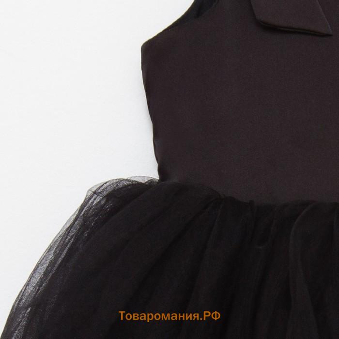 Платье для девочки MINAKU: PartyDress цвет чёрный, рост 104