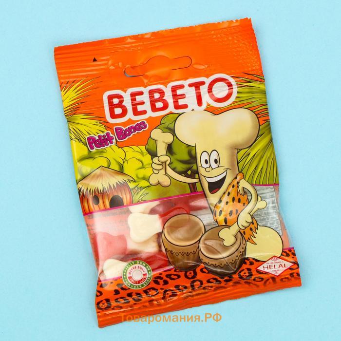 Жевательный мармелад BEBETO Микс, 6 вкусов ассорти, 18 г