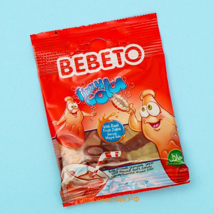 Жевательный мармелад BEBETO Микс, 6 вкусов ассорти, 18 г