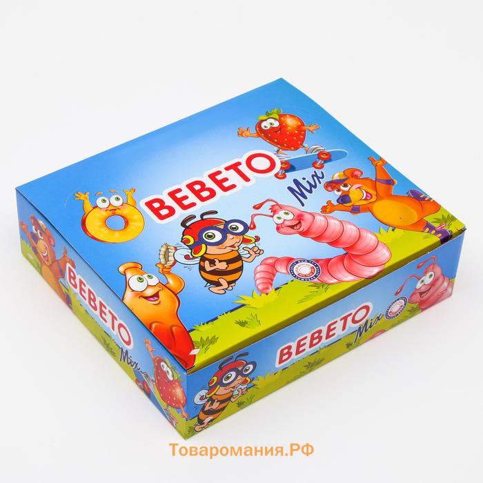 Жевательный мармелад BEBETO Микс, 6 вкусов ассорти, 18 г