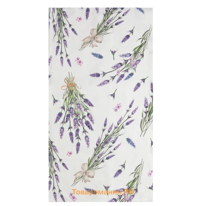 Полотенце "" Lavender (вид 2) 40х73 см, 100% хл, саржа 190 гр/м2