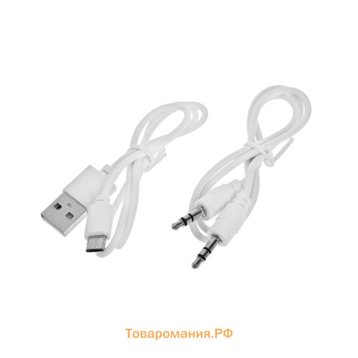 Портативная колонка Hoco HC1, 5 Вт, 1200 мАч, BT5.0, microSD, USB, AUX, FM-радио, синяя