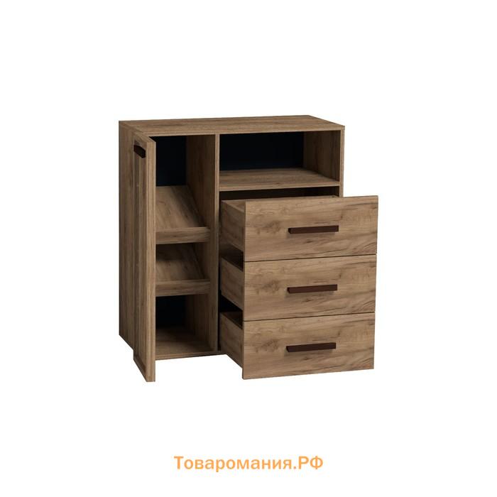 Тумба для обуви Nature 89, 782 × 405 × 879 мм, цвет дуб табачный craft