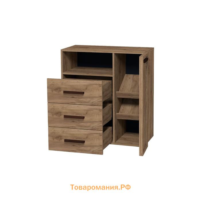 Тумба для обуви Nature 89, 782 × 405 × 879 мм, цвет дуб табачный craft