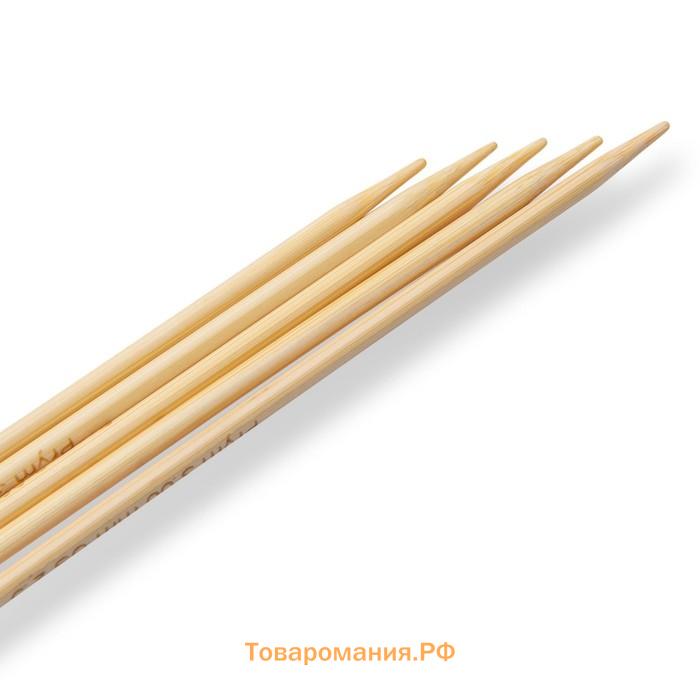 Спицы чулочные, бамбуковые, 3,0 мм/15см, 5 шт