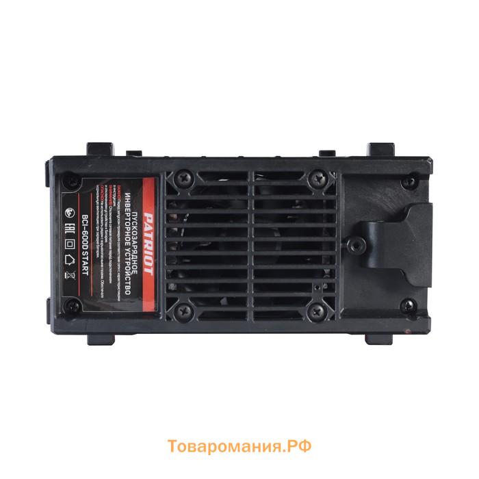 Пускозарядное инверторное устройство PATRIOT BCI-600D-Start, 12/24 В, 80 А