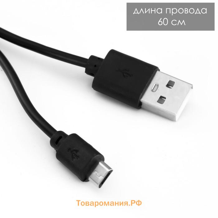 Светильник сенсорный «Дельфины» LED 7 цветов USB/от батареек белый RISALUX