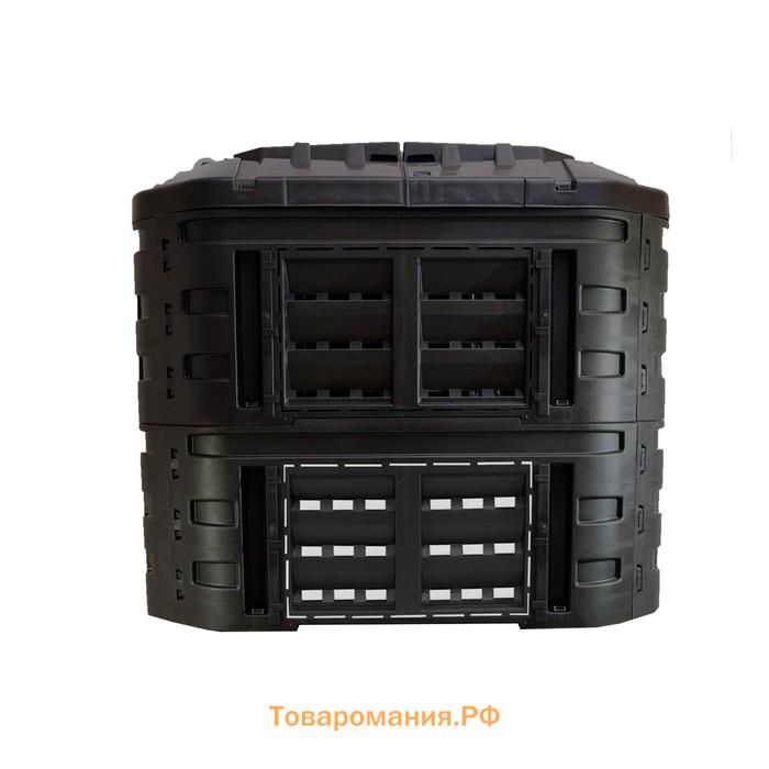 Компостер, 93 × 93 × 80,5 см, пластик, 600 л, « Modular Composter-1»