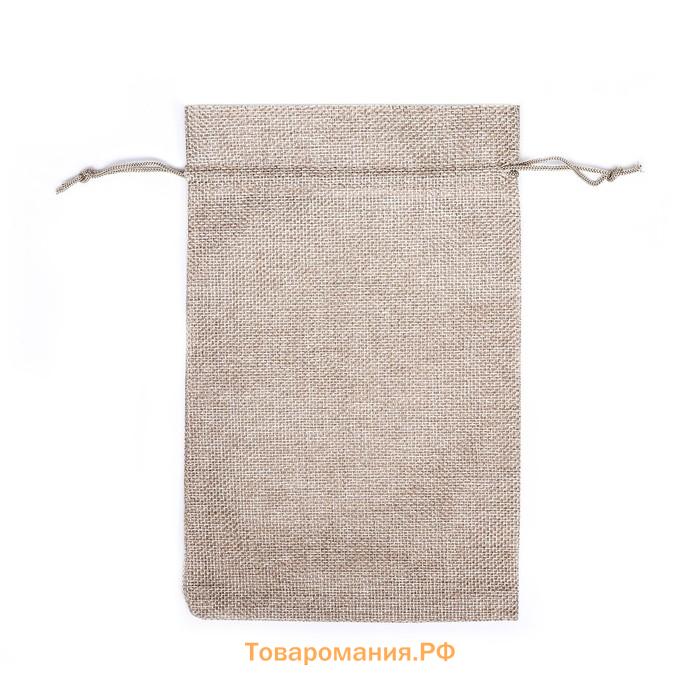 Мешок подарочный с термонаклейкой «Любовь» 15.5×24 см