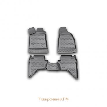 Коврики в салон MAZDA BT-50 2006-2016, 4 шт. (полиуретан)