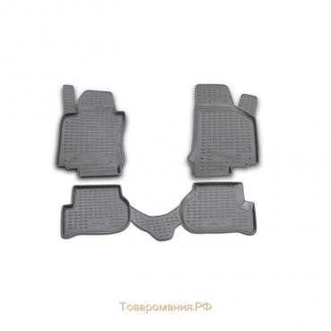 Коврики в салон VW Golf V 10/2003-2009, 4 шт. (полиуретан)