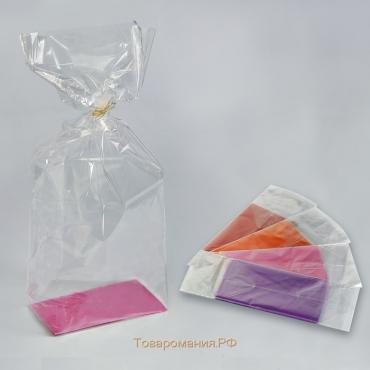Пакет "Подарочный", с жестким дном, МИКС, 14 х 22 х 53 см