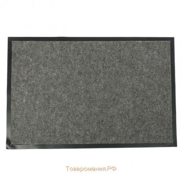 Коврик придверный влаговпитывающий Tuff, 60×90 см, серый