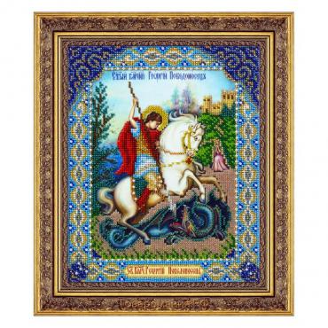 Набор для вышивания бисером Паутинка «Святой Георгий Победоносец»