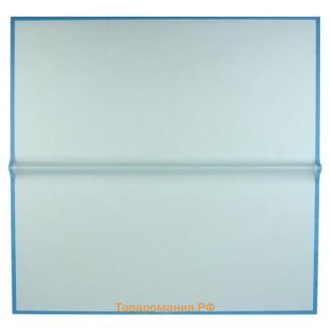 Пленка для цветов матовая «Фриз», голубая, 57×57 см