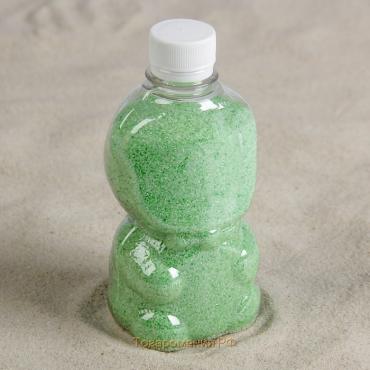 Песок цветной в бутылках "Мятный" 500 гр